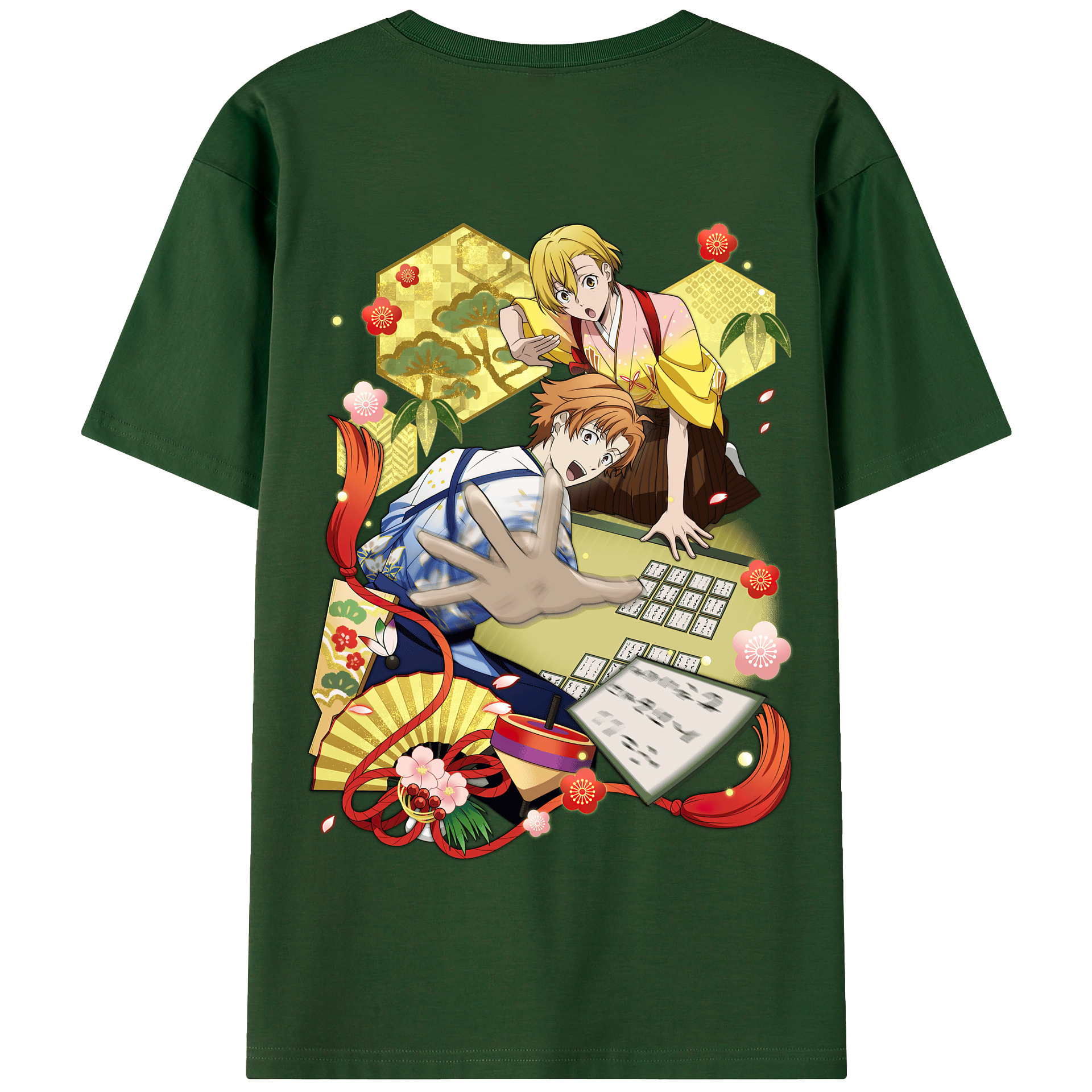 （画像用） 文豪ストレイドッグス Bungo Stray Dogs 綿100％半袖Tシャツ（背面プリント）